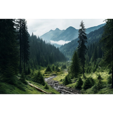 Forest Mountain Canvas